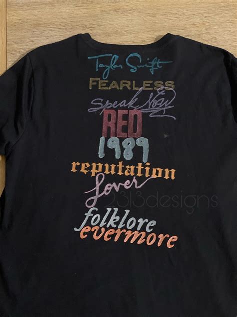 Taylor swift album shirt - Taylor Swifts All Albums T Shirt - Etsy. (1 - 60 of 377 results) Price ($) Shipping. All Sellers. Sort by: Relevancy. All Too Well Shirt, I Remember It Sweatshirt, All Too …